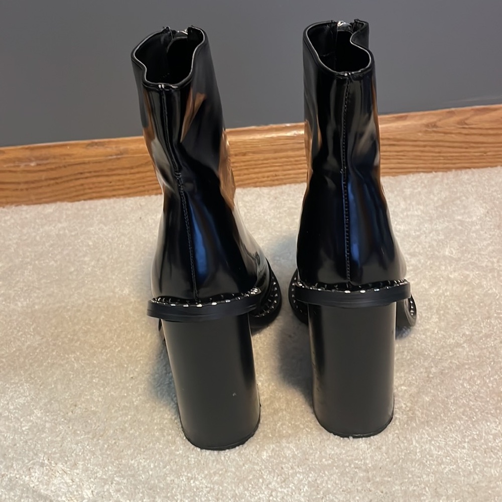 Steve Madden Dominate Chunky Heel Studded Boots - Picture 4 of 10